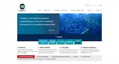 Desktop Screenshot of corpesca.cl
